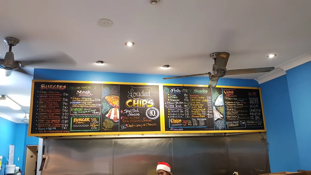 Menu, Salt 'n Battered on Alexandra Headland