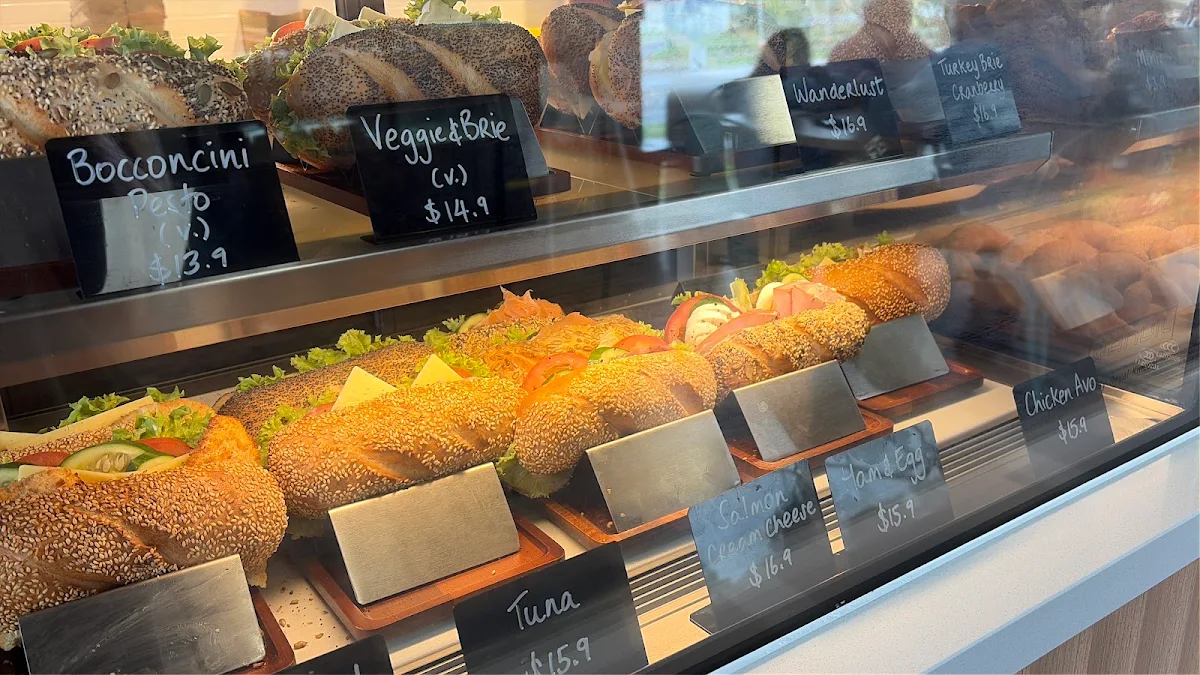 Menu, Wanderlust German Bakery