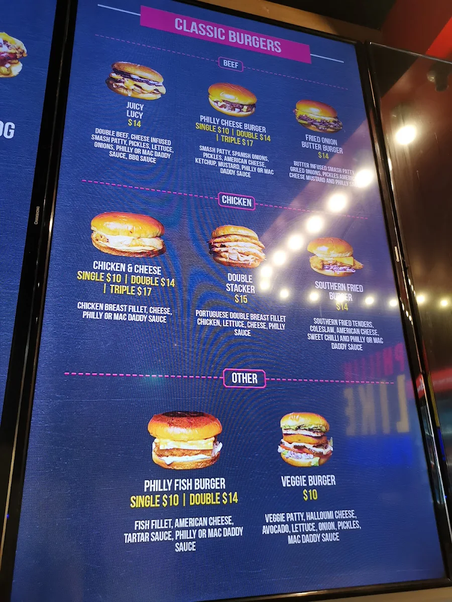 Menu, Philliez
