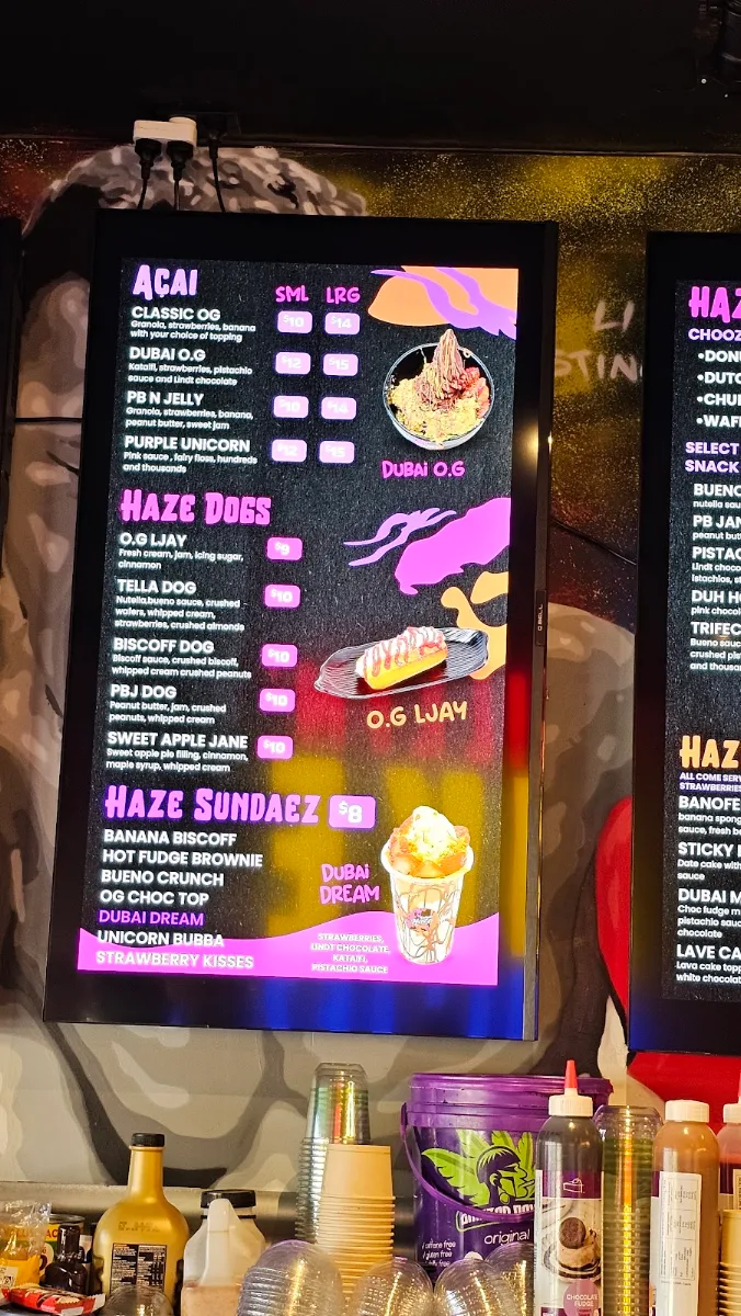 Menu, Philliez