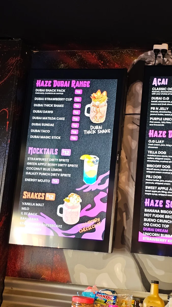 Menu, Philliez