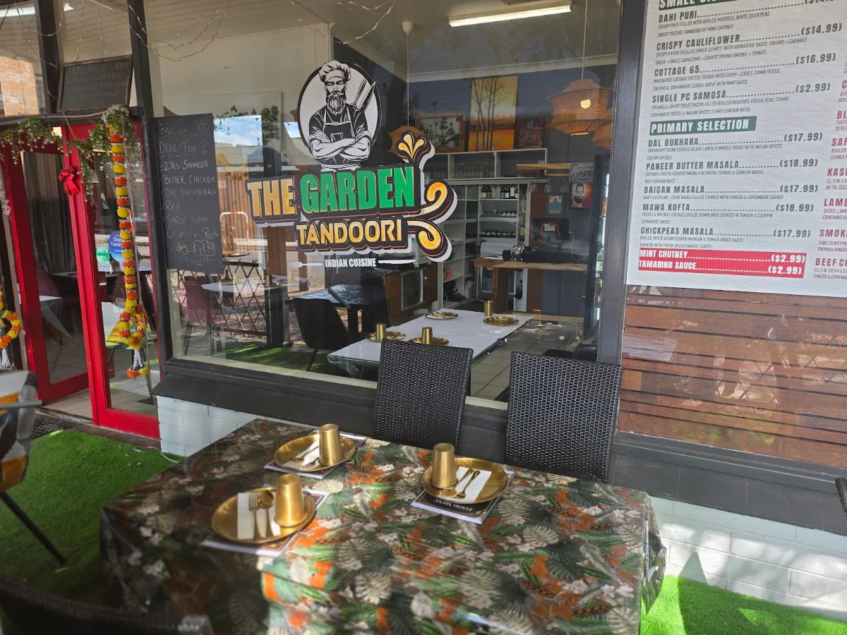 Menu, The Garden Tandoori