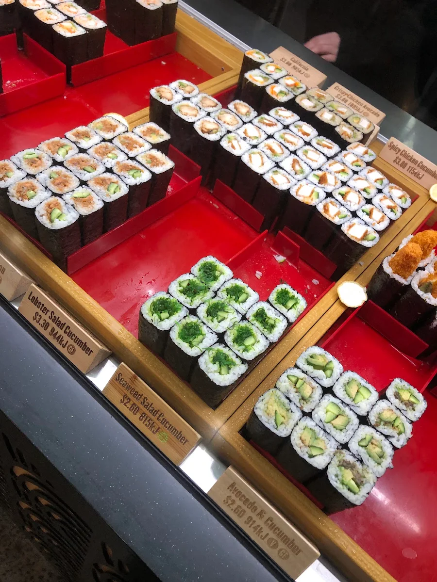 Menu, Sushi Hub QV