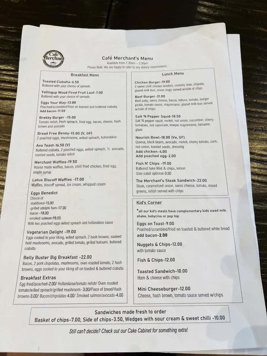 Menu photo 1