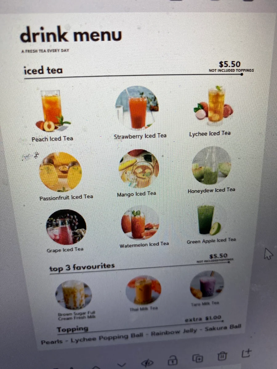 Menu, Home Taste Vietnam