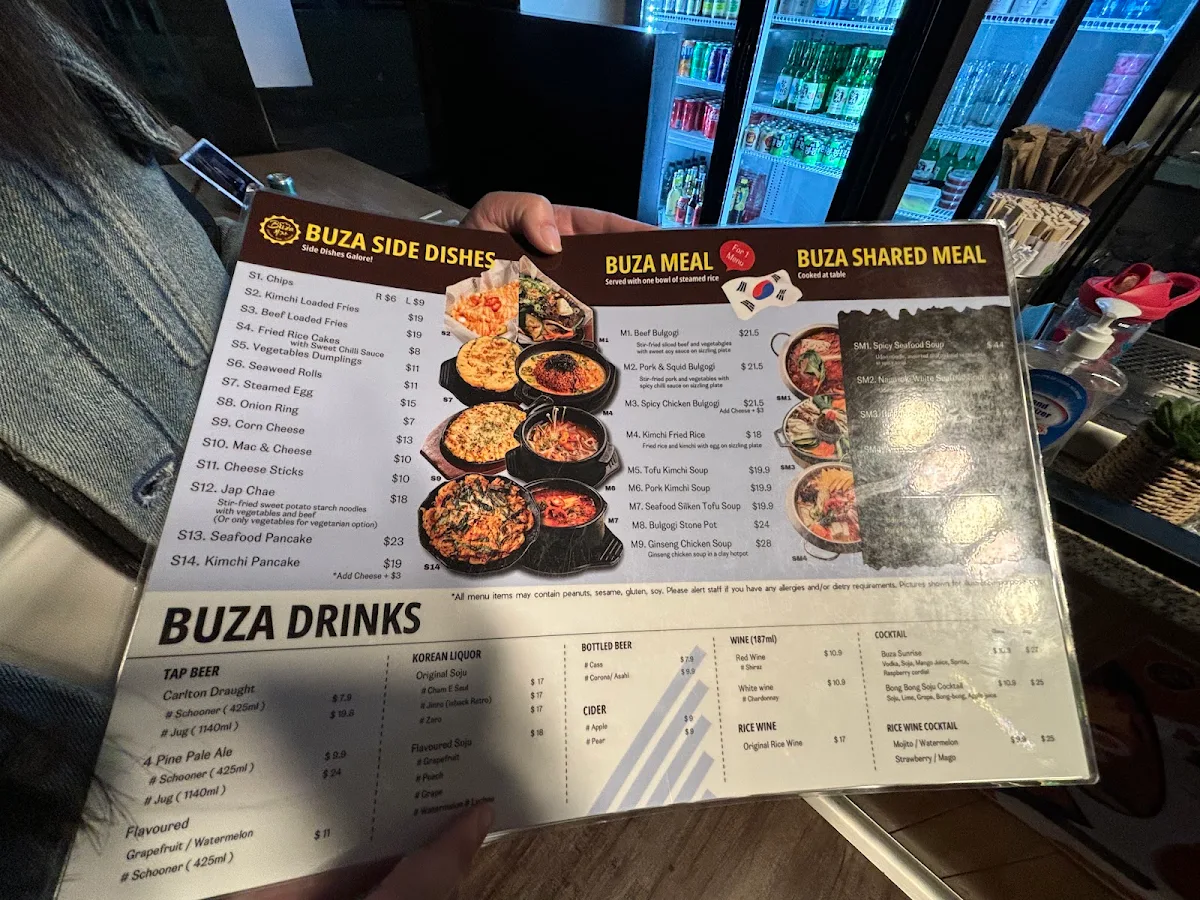Menu, Buza Chicken