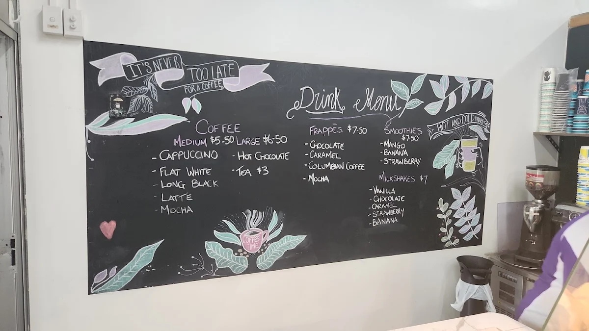 Menu, Westy’s Cafe