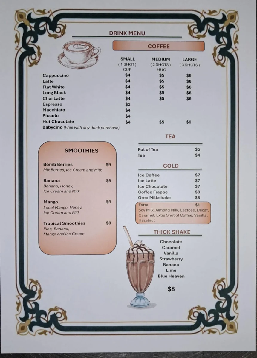 Menu, Foodgasm Dine-in & Takeaway