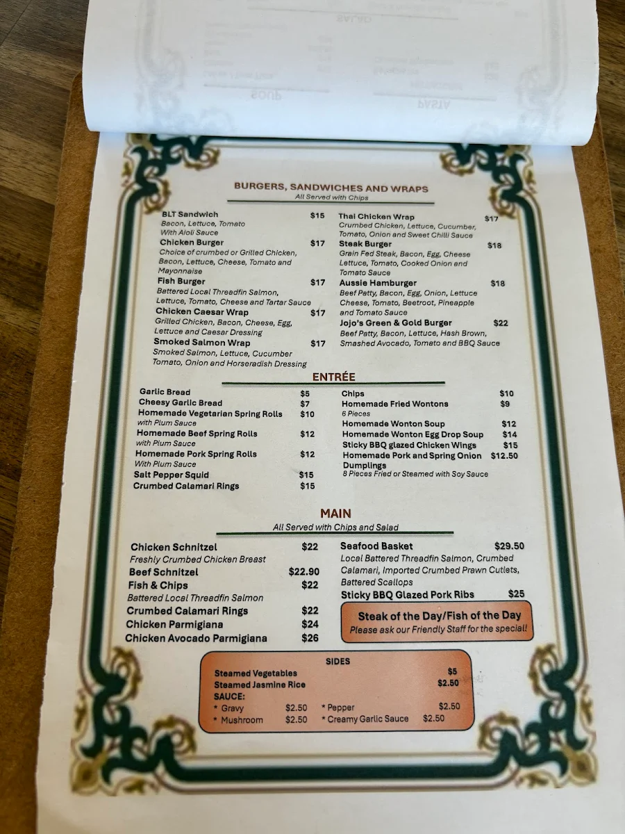 Menu, Foodgasm Dine-in & Takeaway