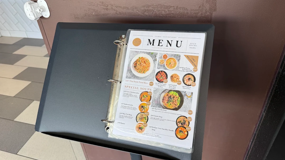 Menu, Ichimaki (Valley Shop)