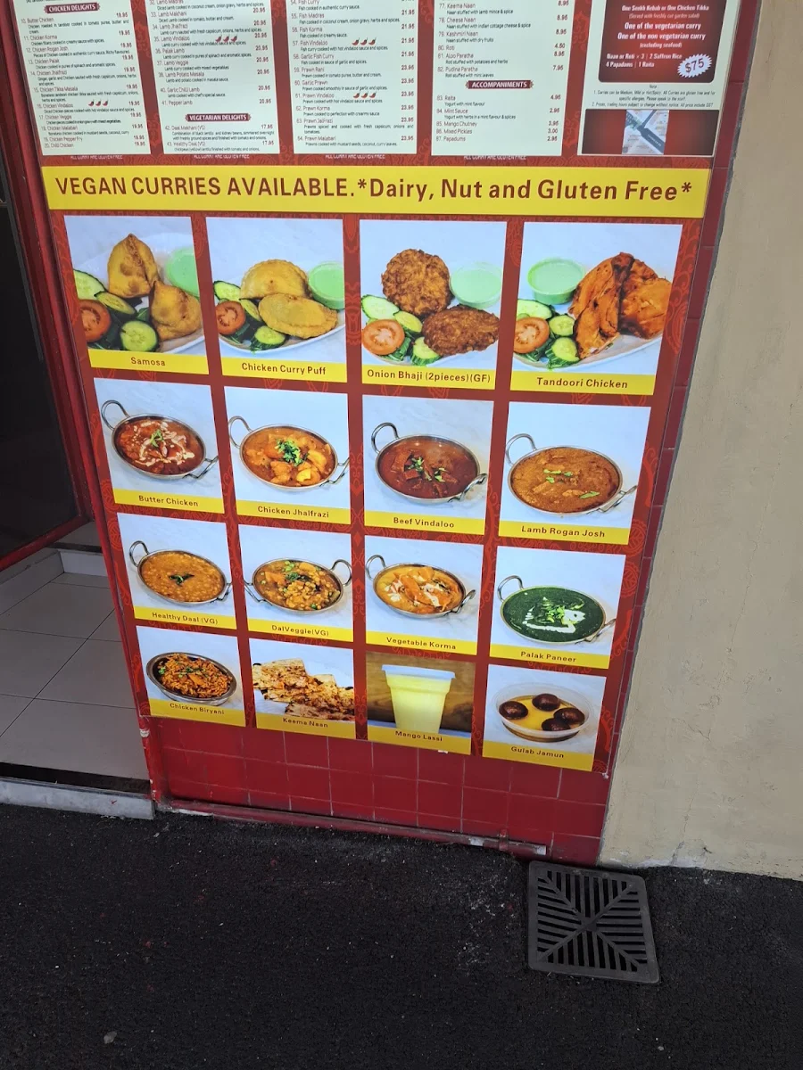 Menu, Tandoori Zone - Cheltenham