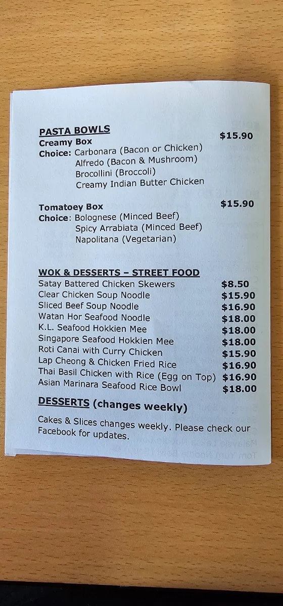 Menu photo 1