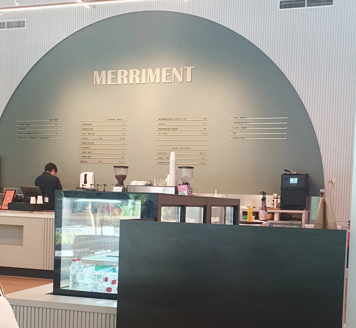 Menu, Merriment Café