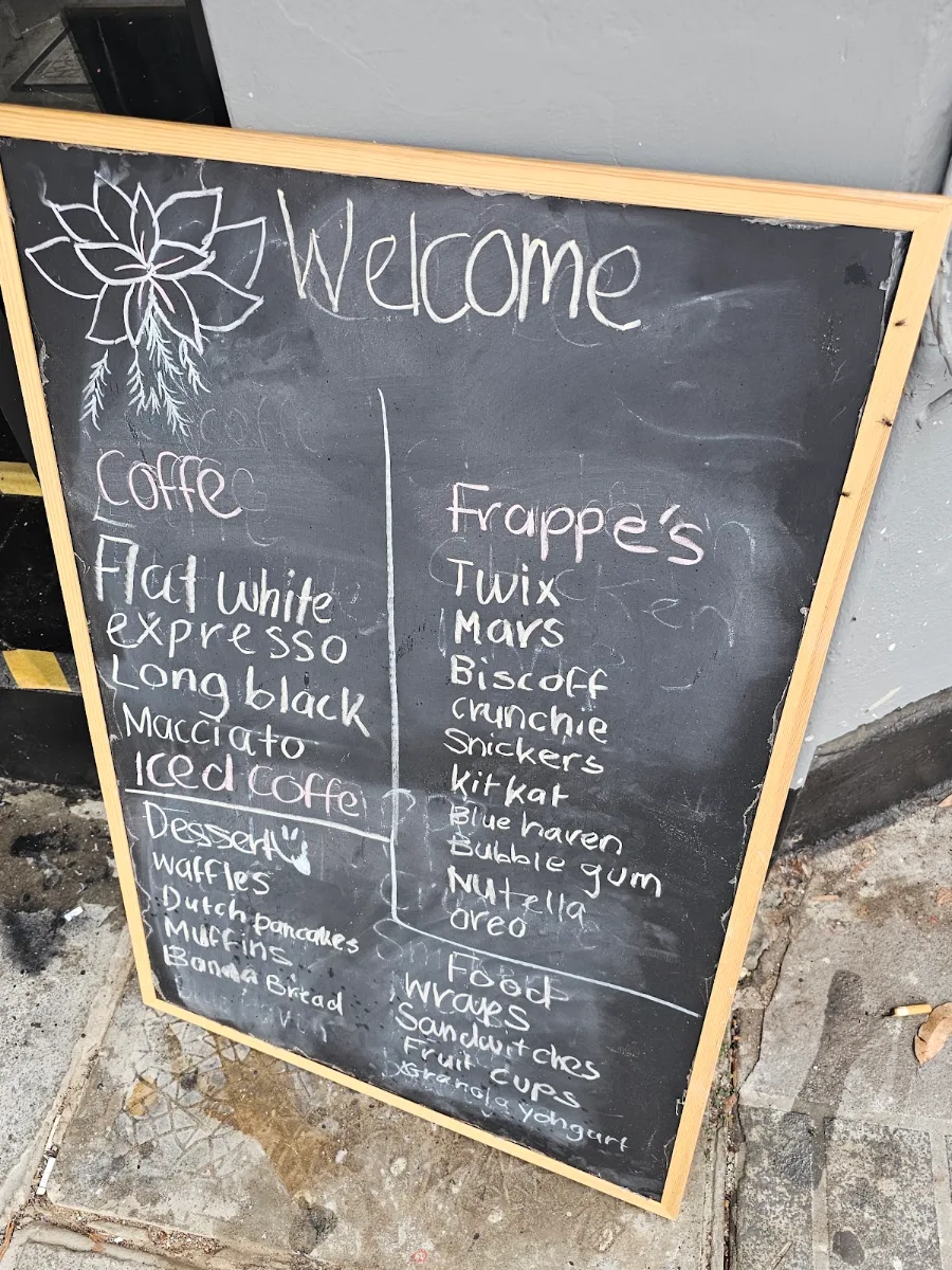 Menu, GSA cafe