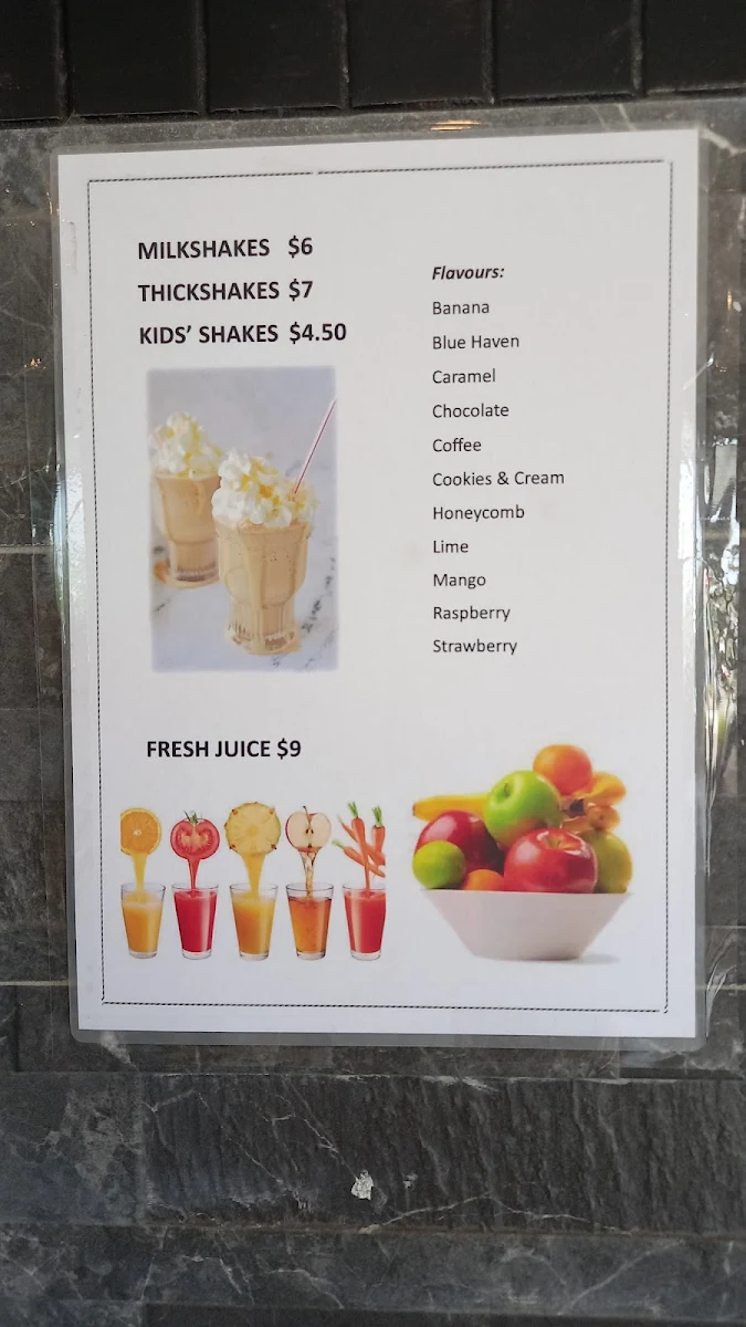 Menu, bean2sussexcafe