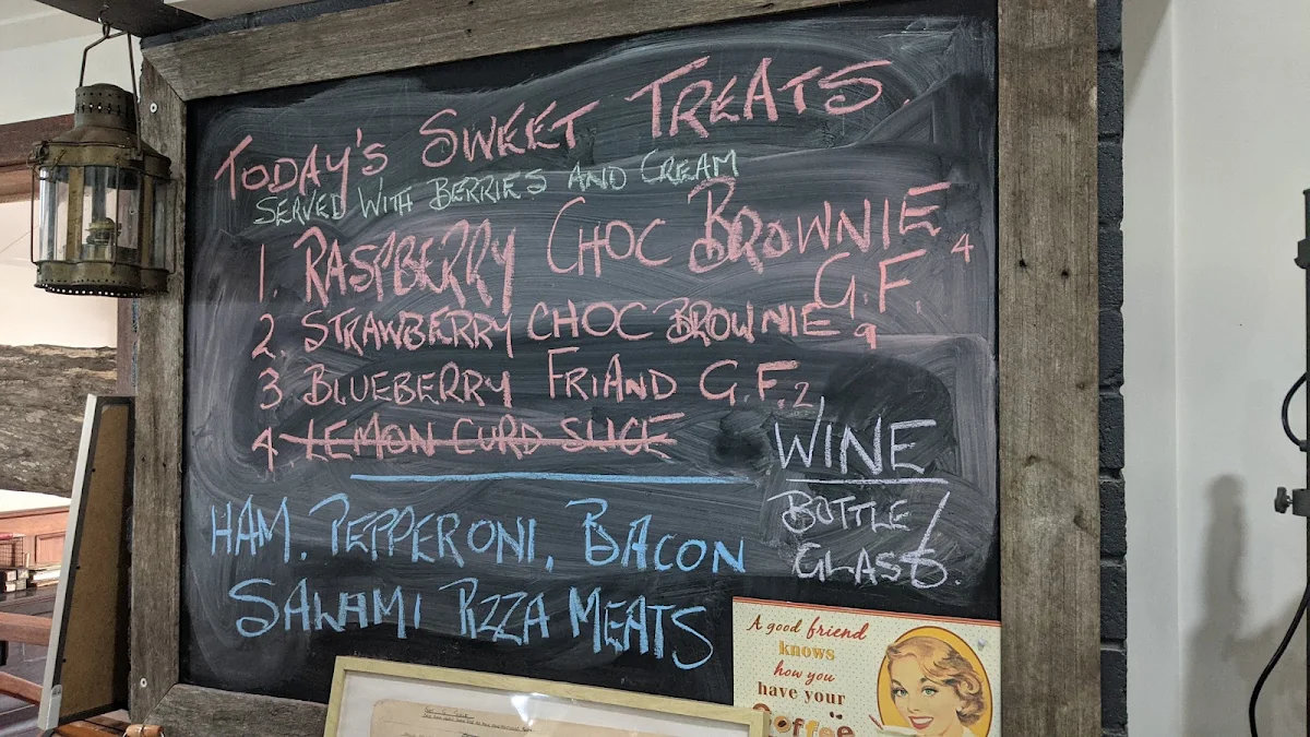 Menu, Quantum Brewery Moruya