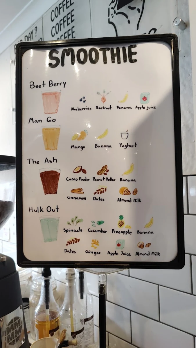 Menu, 8 Miles Cafe