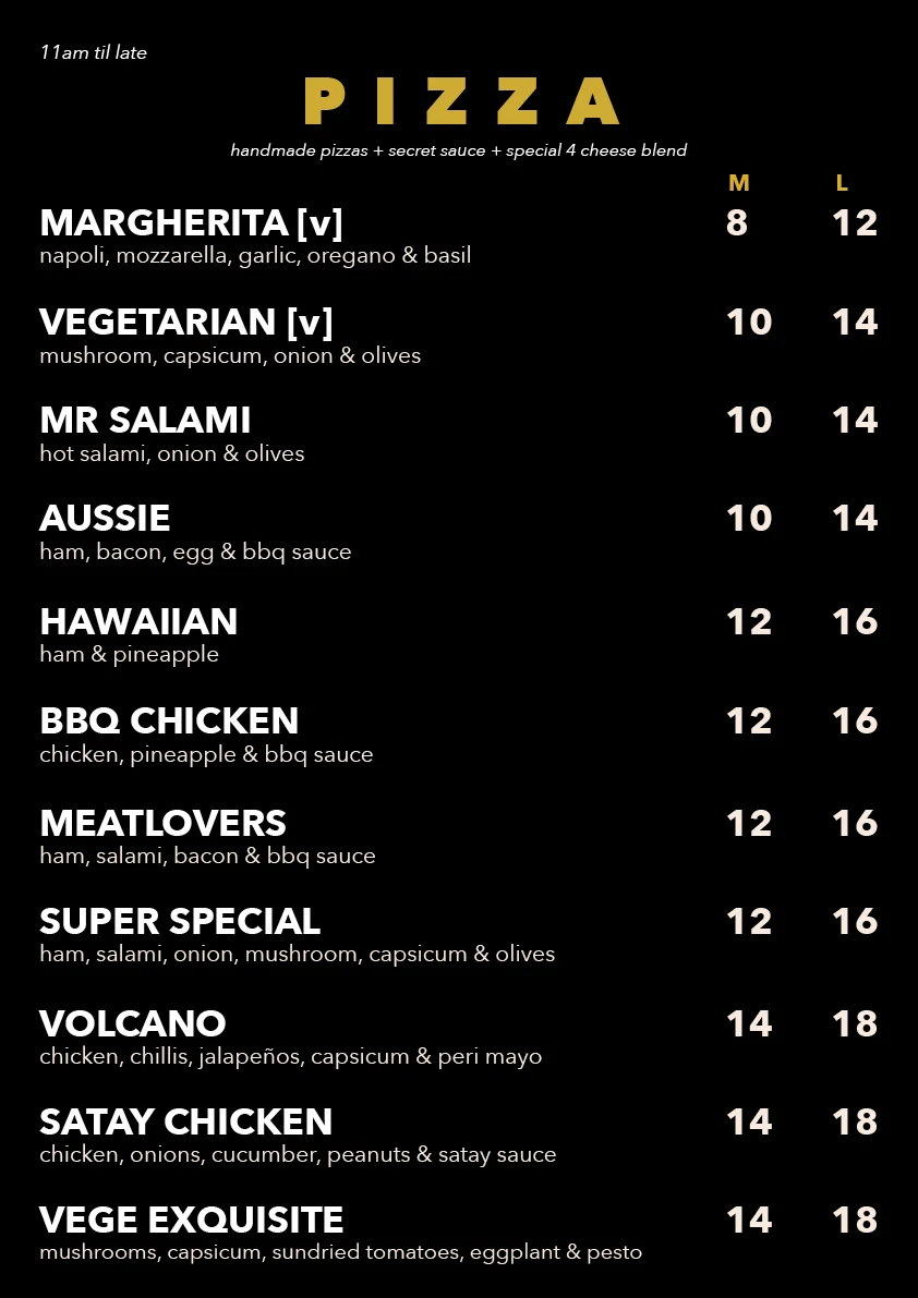 Menu, 8 Miles Cafe