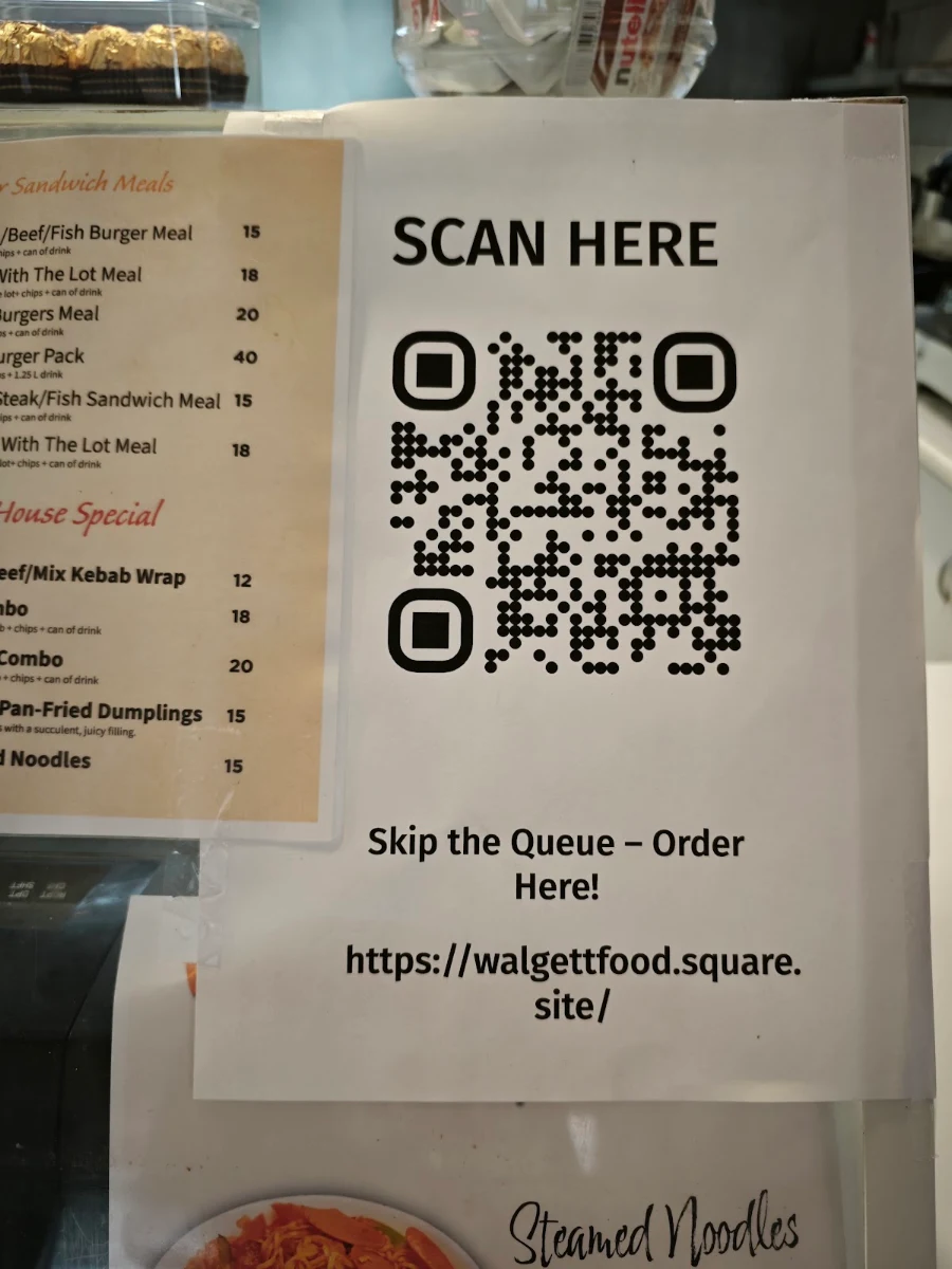 Menu, Walgett Gourmet Food