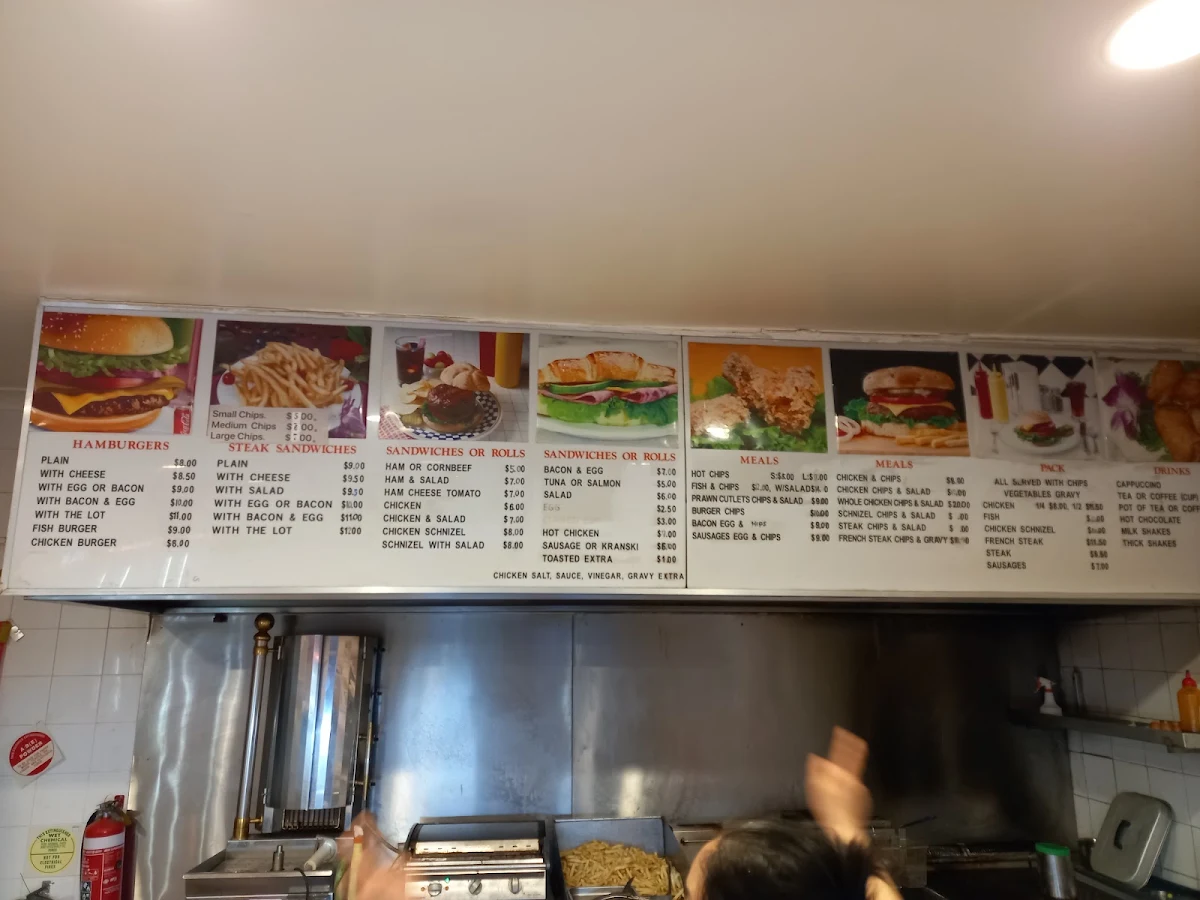 Menu, Walgett Gourmet Food
