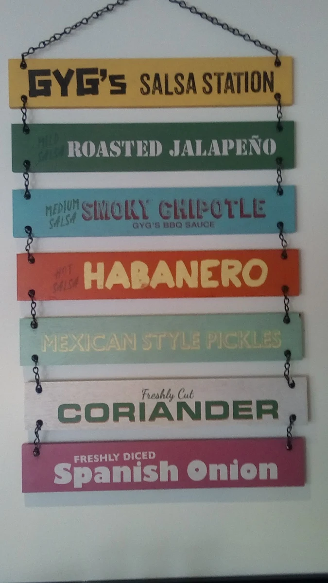 Menu, Guzman y Gomez - Dee Why
