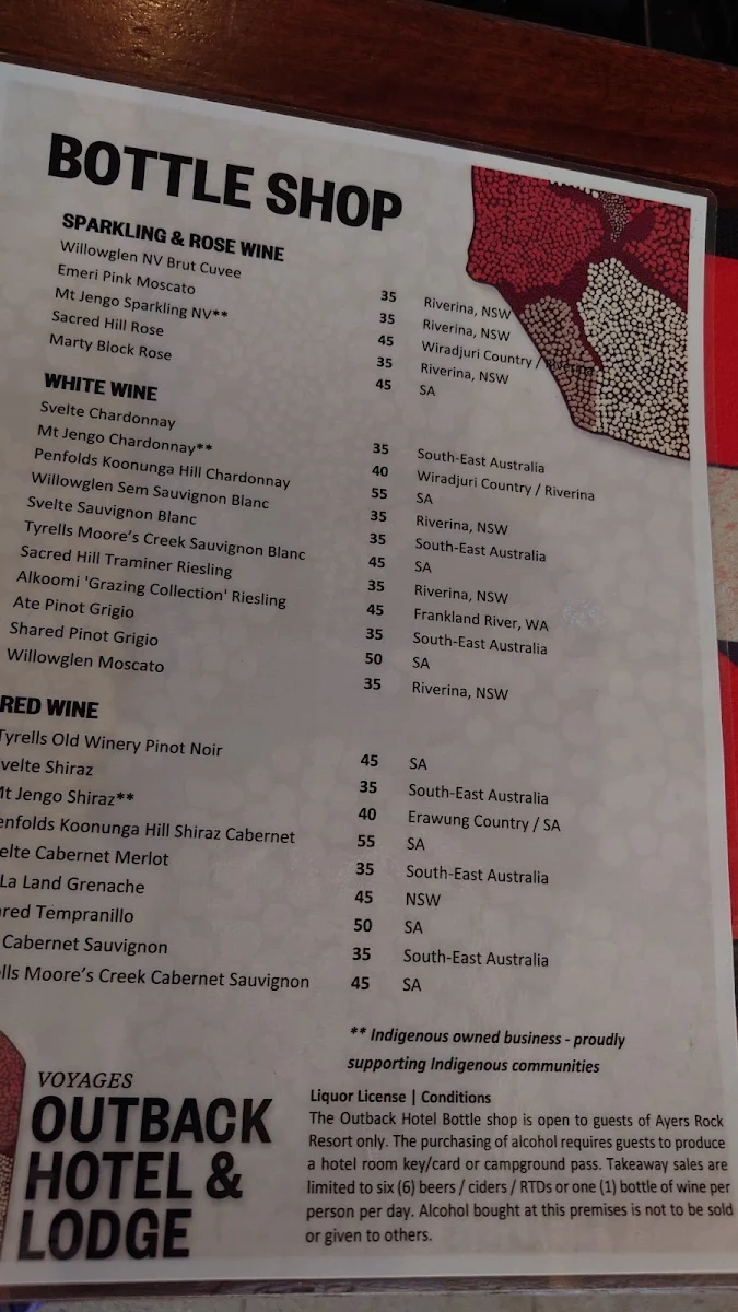 Menu, Pioneer BBQ & Bar