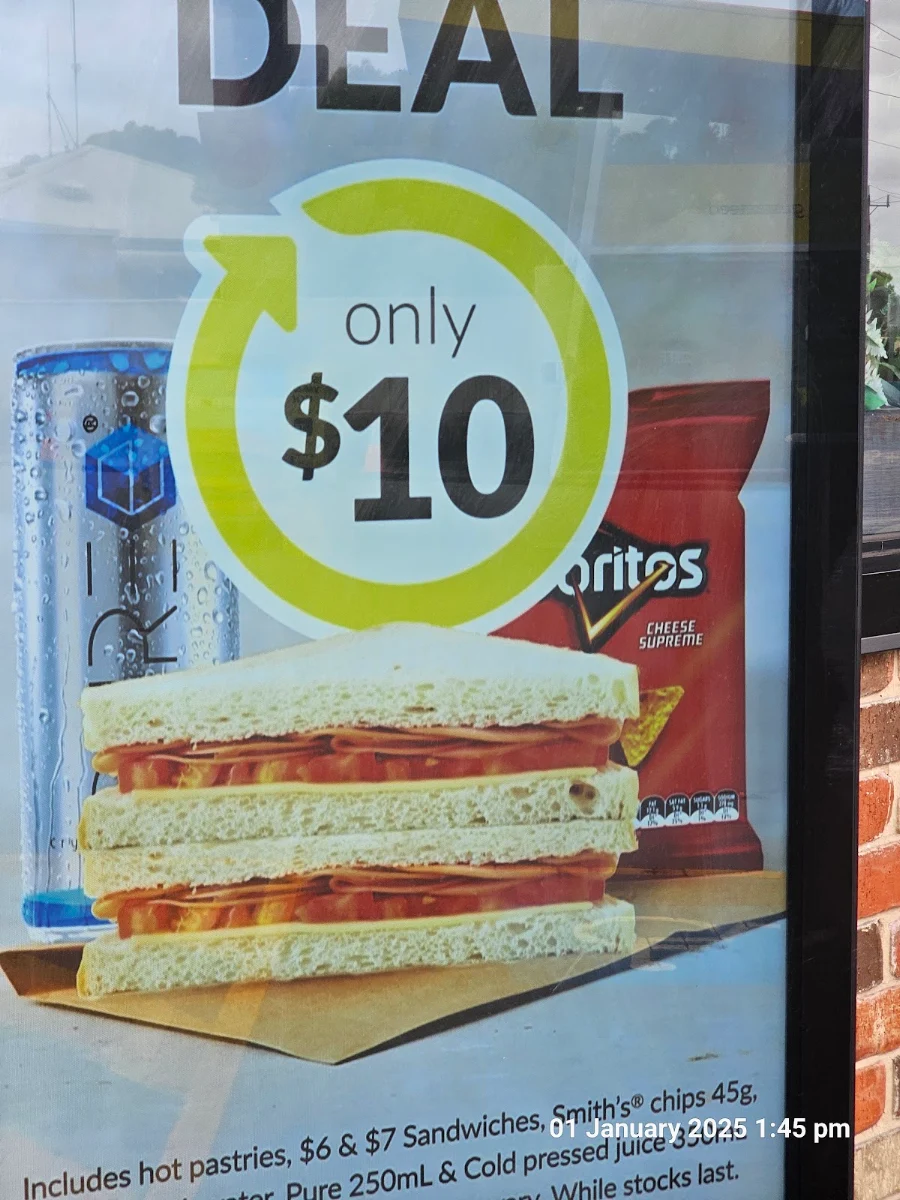 Menu, Hungry Jack's Hamilton