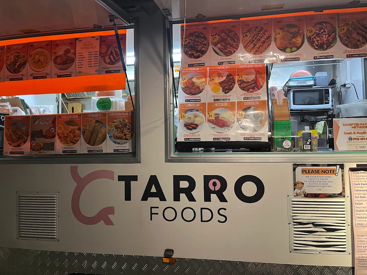 Menu, Tarro Foods