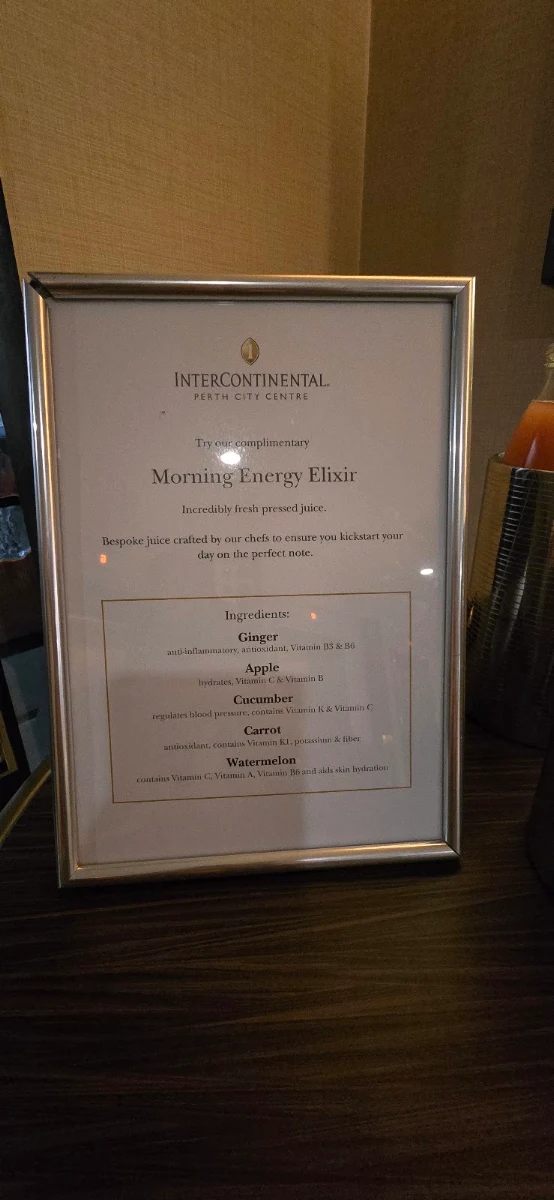 Menu, Ascua