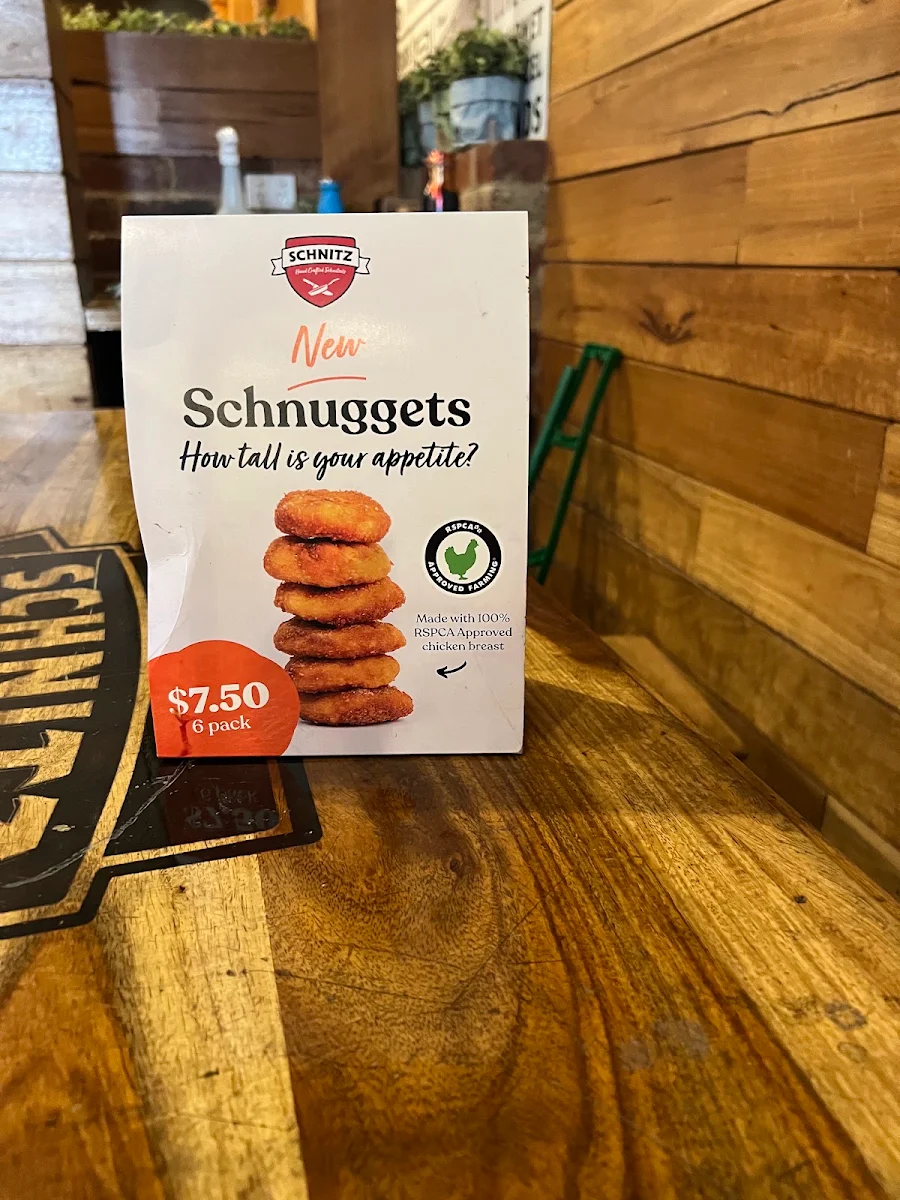 Menu, Schnitz Malvern
