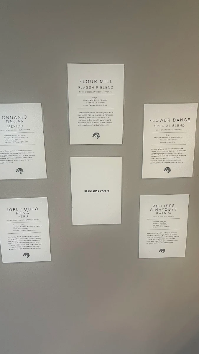 Menu, Bear Espresso Bar