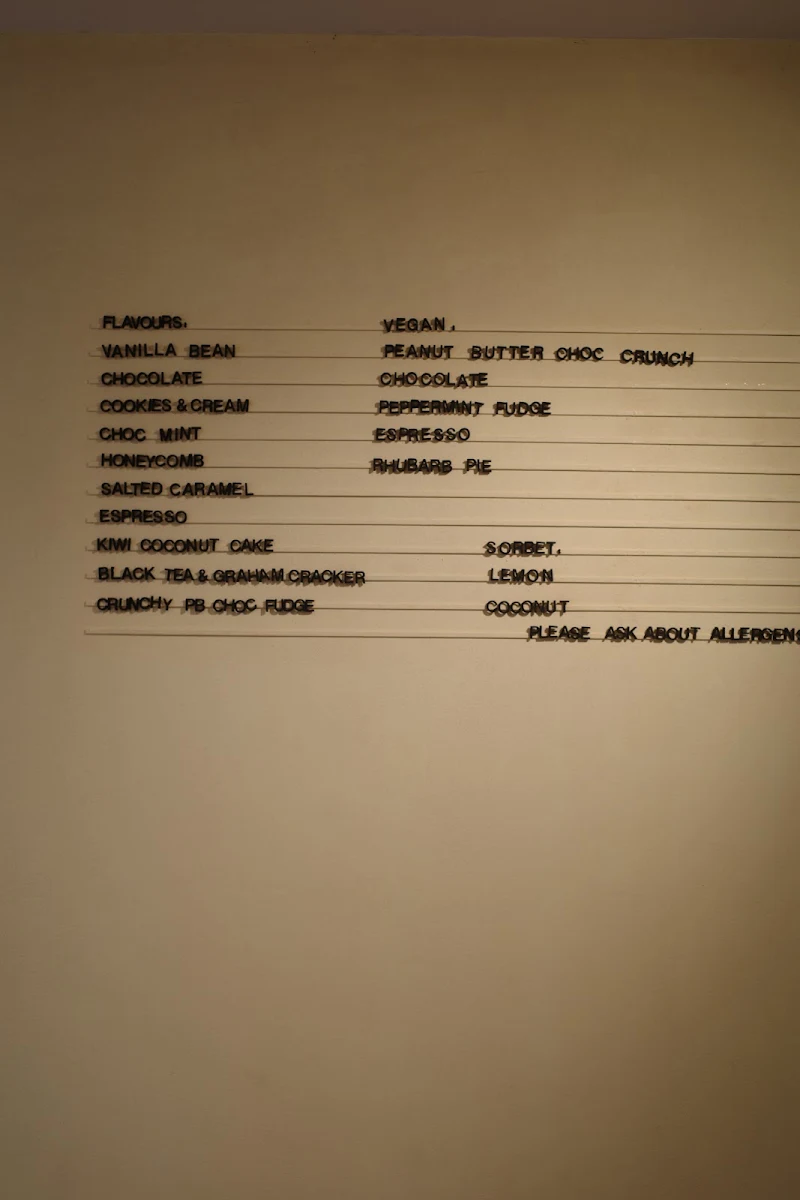Menu, Billy van Creamy Fitzroy North