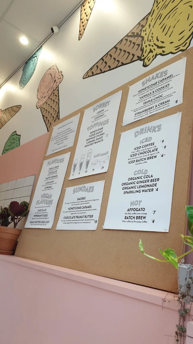 Menu, Billy van Creamy Fitzroy North