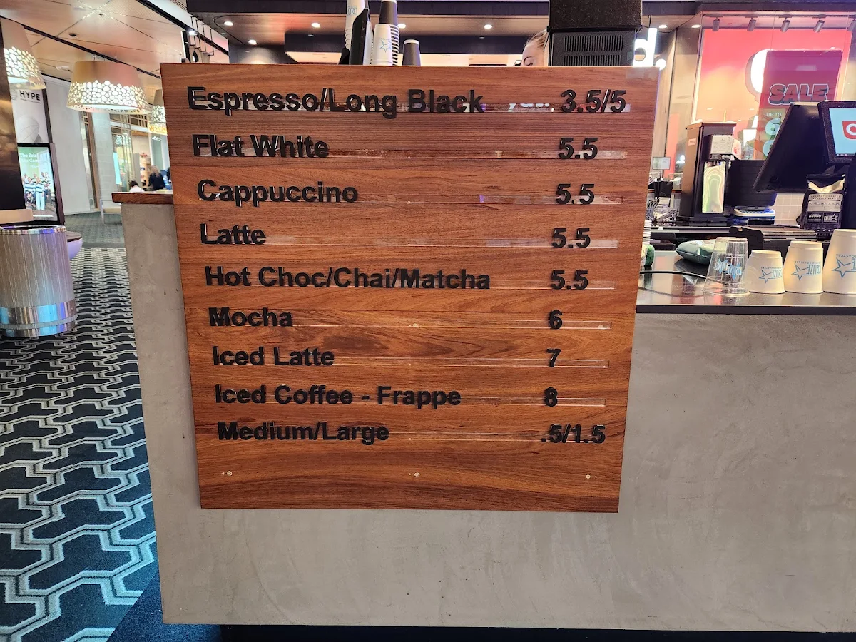 Menu, Cruze Coffee Carindale