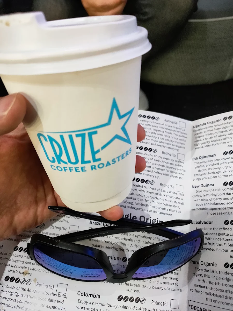 Menu, Cruze Coffee Carindale