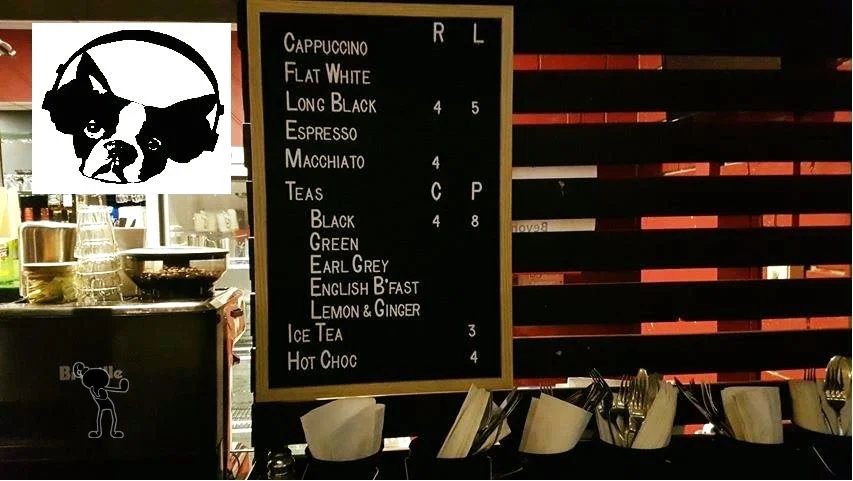 Menu, Diamond Dogs Music Lounge & Bar