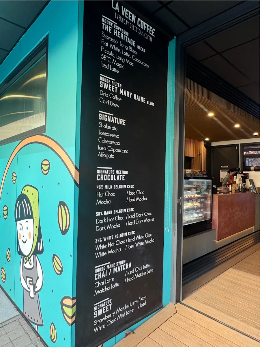 Menu, La Veen Coffee - Panacea