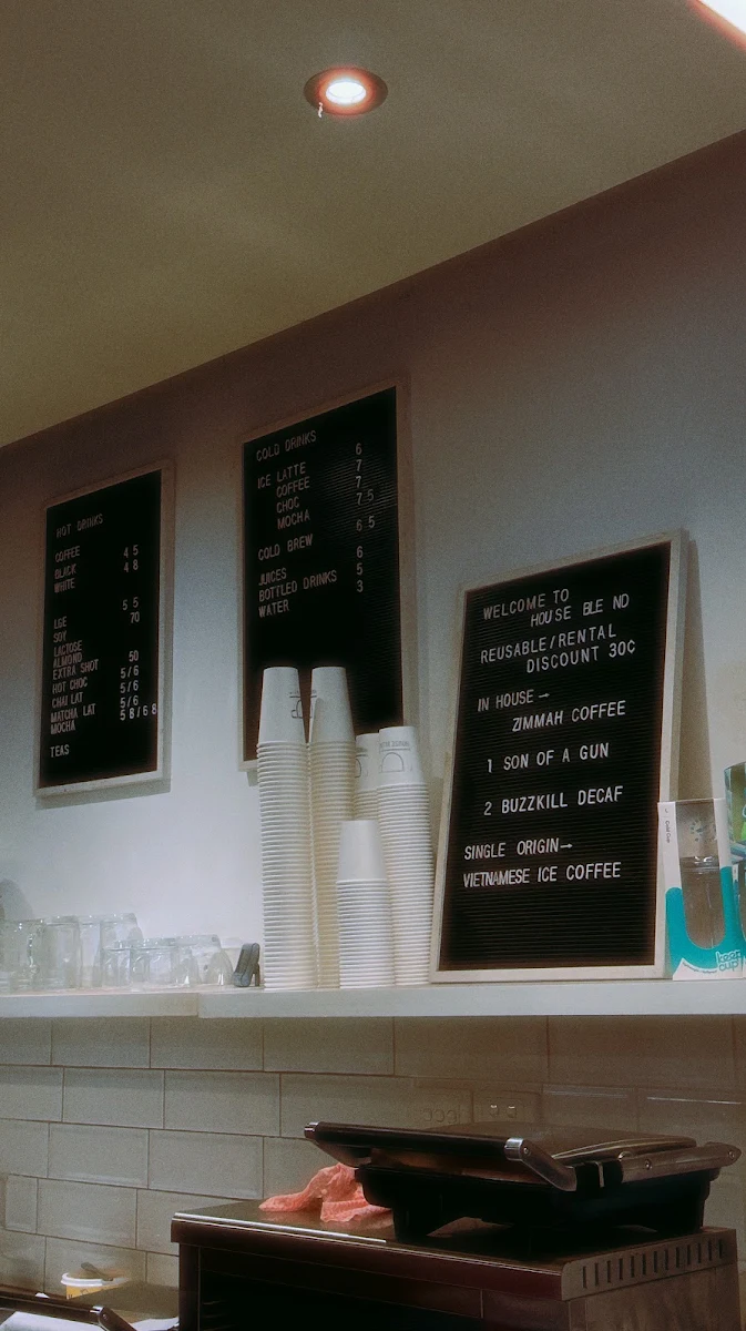 Menu, House Blend (By Zelos)
