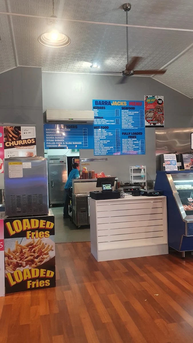 Menu, Barra Jacks Tenterfield