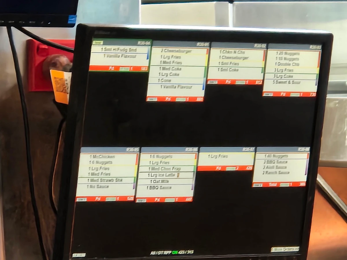 Menu, McDonald's Enfield SA