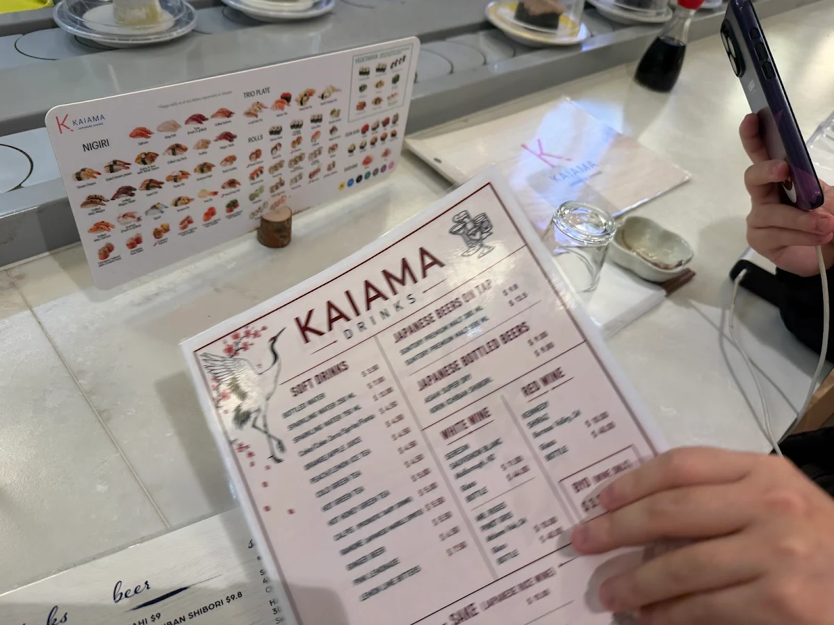 Menu, Kaiama Rhodes