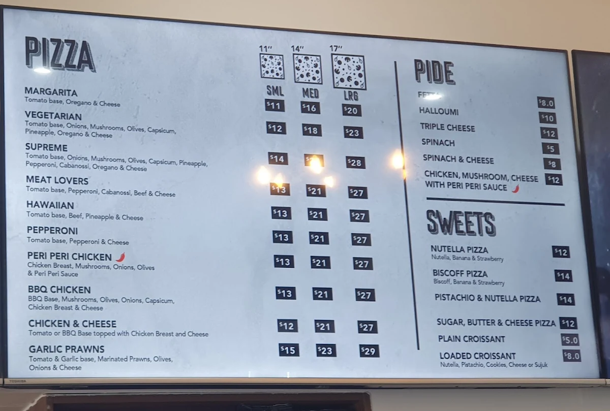 Menu, Caffeine and Dough Punchbowl