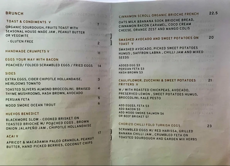 Menu, Lennox 3188