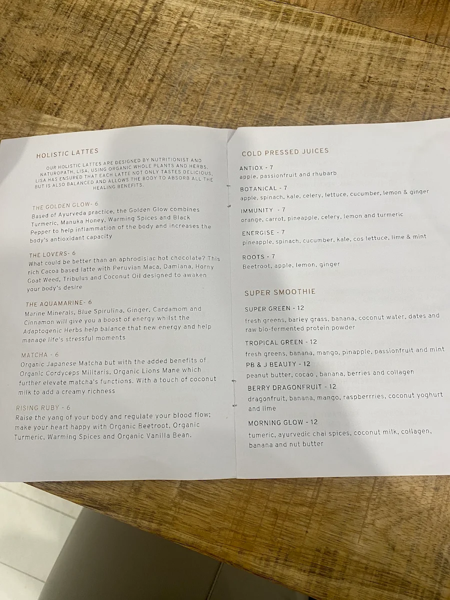 Menu, Lennox 3188