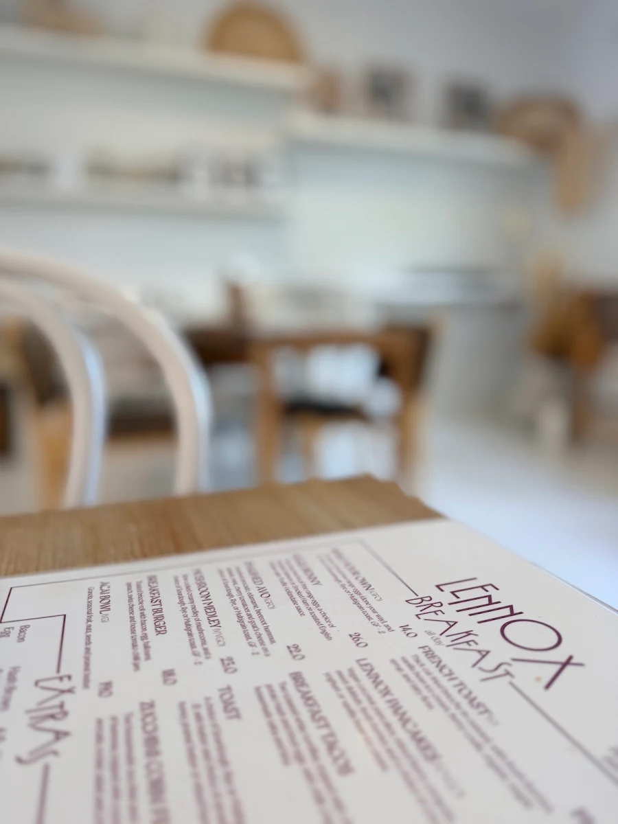 Menu, Lennox 3188