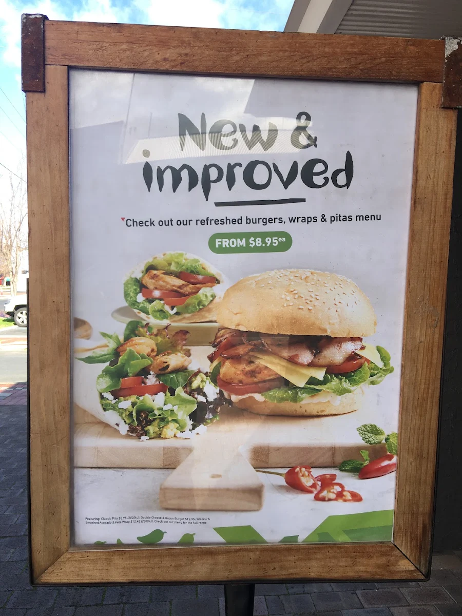 Menu, Nando's Bunbury