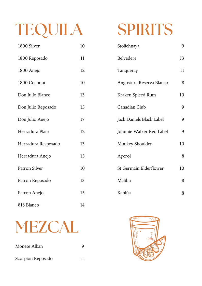 Menu, El Rey