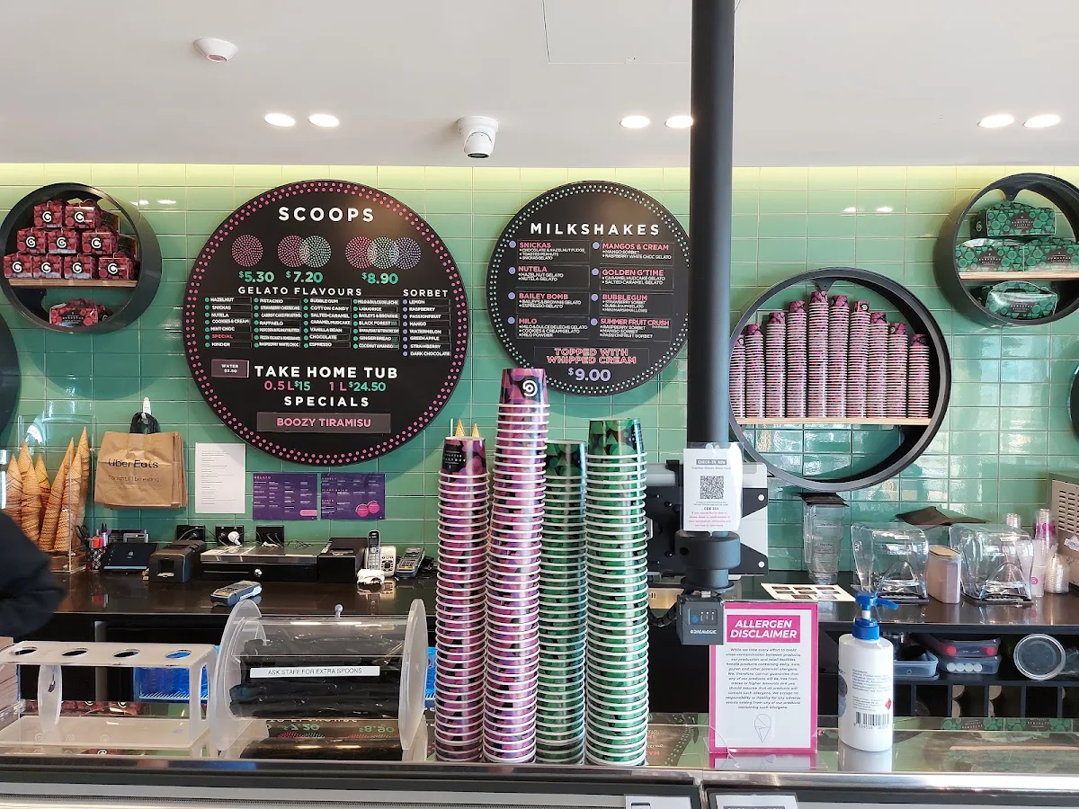 Menu, Augustus Gelatery + Acai Waurn Ponds