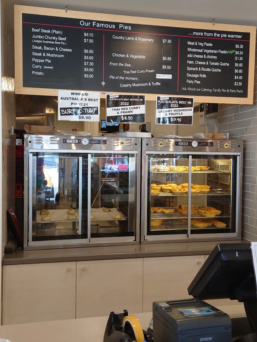 Menu, Rolling Pin Pies & Cakes