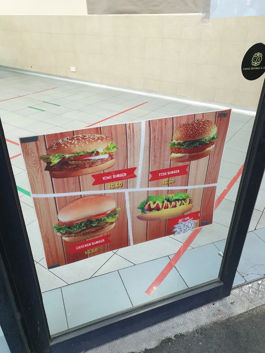Menu, Kiwi Pie & Fried Chicken